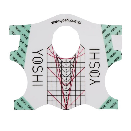 Yoshi Szablon do przedłużania paznokci TRANSPARENTNY 100 szt.