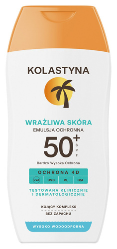 KOLASTYNA Emulsja ochronna SPF50+ dla wrażliwej skóry 150 ml