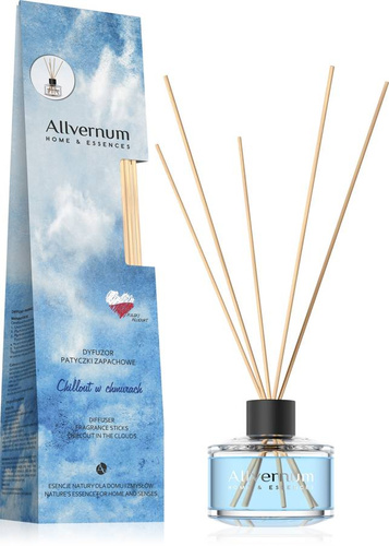 Allvernum Home & Essences Dyfuzor z patyczkami zapachowymi Chillout w chmurach
