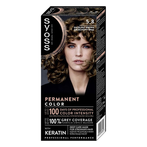 Schwarzkopf Syoss Farba do włosów Orzechowy Brąz nr 5-8