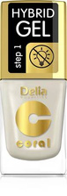 Delia Cosmetics Coral Hybrid Gel Emalia do paznokci nr 65  11ml