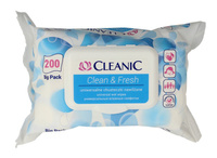 Cleanic Chusteczki nawilżane uniwersalne Clean&Fresh -200szt