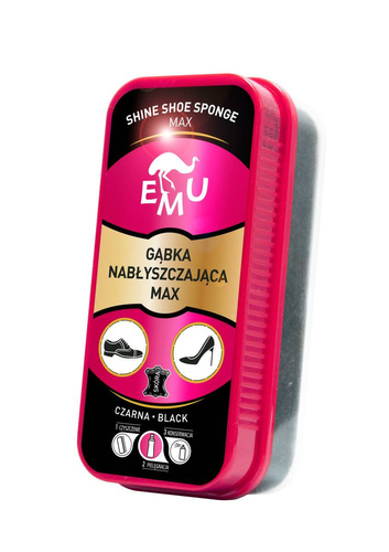 EMU Gąbka nabłyszczająca do butów Max Czarna