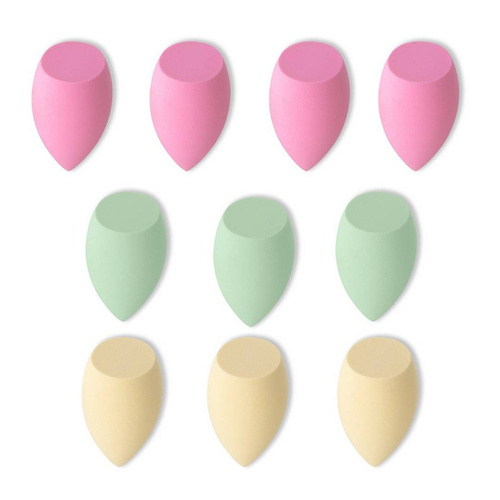 ECarla ZESTAW GB11 Gąbki do makijażu PASTEL MINT - 10szt