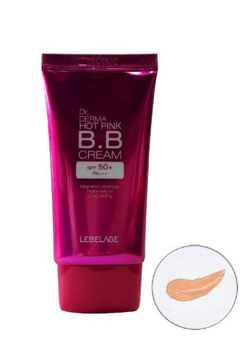 LEBELAGE Krem BB SPF50+ Dr. Derma Hot Pink 30 ml