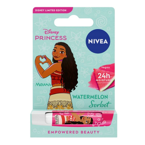 NIVEA Disney Princess Pomadka do ust Watermelon Sorbet Moana - Edycja Limitowana 4.8 g