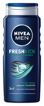 Nivea Men Chłodzący Żel pod prysznic 3w1 Fresh Kick 500ml