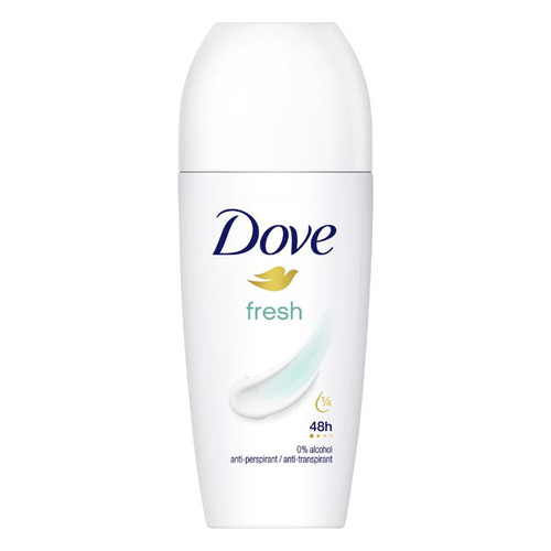 DOVE Fresh Roll-On Dezodorant Antyperspirant dla Kobiet 50 ml