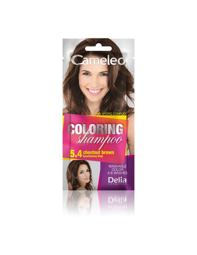Delia Cosmetics Cameleo Szampon koloryzujący nr 5.4 Kasztanowy Brąz