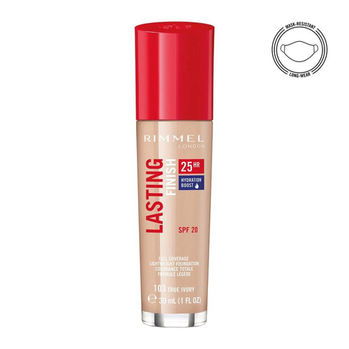 Rimmel Podkład Lasting Finish 25HR nr 103 True Ivory 30ml