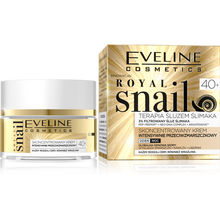 Eveline Royal Snail 40+ Skoncentrowany Krem intensywnie  przeciwzmarszczkowy na dzień i noc  50ml