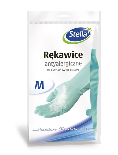 STELLA Rękawice antyalergiczne do wrażliwych dłoni - rozmiar "M"  1 para