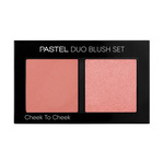 PASTEL DUO Blush Set Paletka Róży do policzków nr 1 - Cheek to Cheek