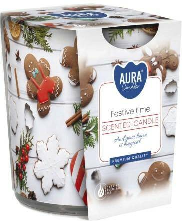 Aura Świeca zapachowa Festive Time SN72S-26