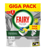 FAIRY Platinum All-in-One Kapsułki do Zmywarki Cytrynowe 81 szt.