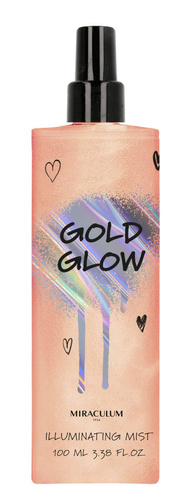 MIRACULUM Illuminating Mist Rozświetlająca Mgiełka zapachowa dla nastolatek - Gold Glow 100ml