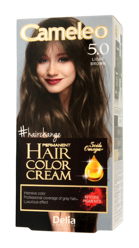 Delia Cosmetics Cameleo HCC Farba permanentna Omega+ nr 5.0Light Brown