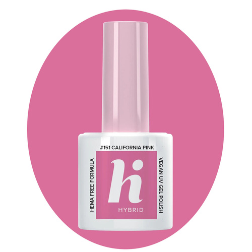 Hi Hybrid HEMA Free Lakier hybrydowy Palm Springs #151 California Pink 5ml