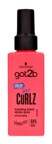 Schwarzkopf Got2b Spray podkreślający loki Got Curlz 150ml