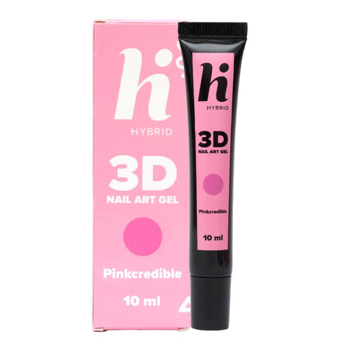 HI HYBRID Żel 3D do Zdobień Pinkcredible 10ml