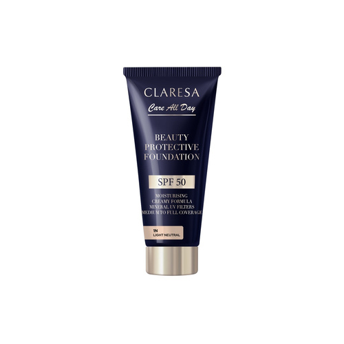 CLARESA Beauty Protective Foundation SPF 50 - Nawilżający Podkład 1N Light Neutral 30 ml