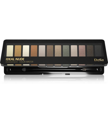 Delia Cosmetics Color Master Paleta cieni do powiek Ideal Nude nr 01