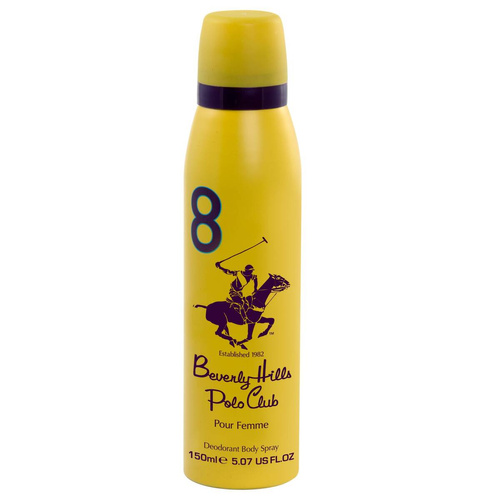 Beverly Hills Polo Club 8 Deo spray dla kobiet 150 ml