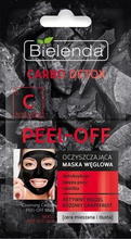 Bielenda Carbo Detox Czarny Węgiel Maska oczyszczająca peel-off  2x6g