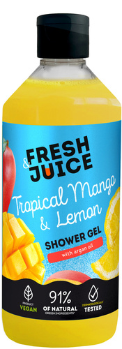 FRESH JUICE Żel pod prysznic Tropikalne Mango i Cytryna 473 ml