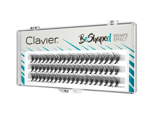 Clavier BeShaped 9/10/11 mm jedwabne kępki rzęs 10D skręt B