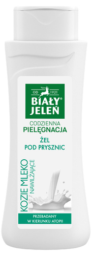 BIAŁY JELEŃ Żel pod prysznic nawilżający Kozie mleko 300 ml Codzienna Pielęgnacja