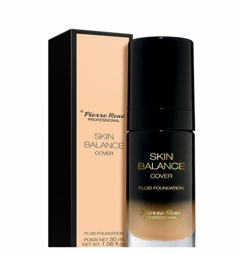 Pierre Rene Fluid Skin Balance 20 Cool Ivory - Podkład Wodoodporny i Kryjący