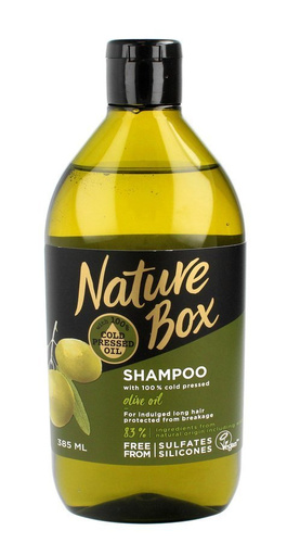 Nature Box Olive Oil Szampon do włosów długich wzmacniający  385ml