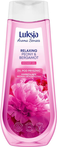 Luksja Aroma Senses Odprężający Żel pod prysznic -  Peonia i Bergamotka 500ml