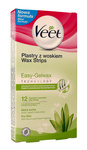 VEET Plastry do depilacji z woskiem dla skóry suchej 12 szt.