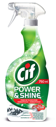 Cif Power & Shine Spray przeciw tłuszczowi 750 ml