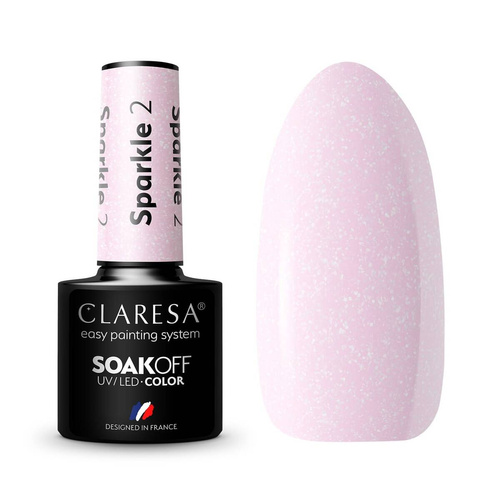 CLARESA Lakier hybrydowy Sparkle nr 2 5g