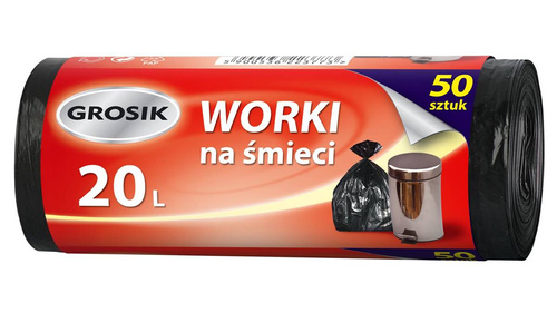 Sarantis Jan Niezbędny Grosik Worki na śmieci 20L-50szt