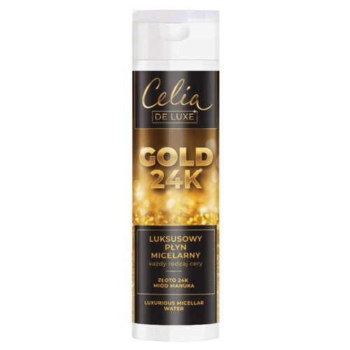 Celia Gold 24K Luksusowy Płyn micelarny - każdy rodzaj cery  200ml