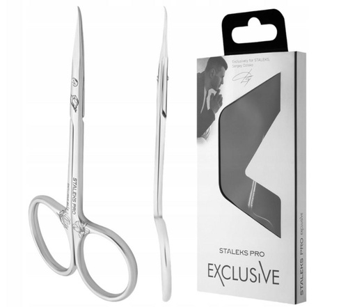 Staleks Exclusive 21 - Nożyczki do Skórek z Haczykiem SX-21/1m