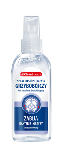 CLEAN HANDS Spray Grzybobójczy do Stóp i Obuwia 100 ml
