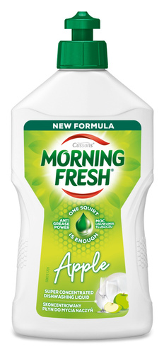 Cussons Morning Fresh Płyn do Mycia Naczyń Skoncentrowany - Jabłko 400 ml
