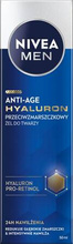 NIVEA Men Hyaluron Przeciwzmarszkowy żel do twarzy Anti-Age 50 ml