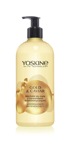YOSKINE Gold Caviar Balsam do ciała z ceramidami biomimetycznymi ujędrniająco regenerujący 400 ml