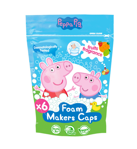 Kids Pianotwory Doypack 6x16g Świnka Peppa Truskawka/Limonka
