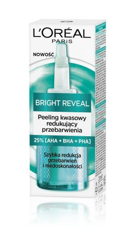 L'Oréal Bright Reveal Peeling kwasowy redukujący przebarwienia 25ml