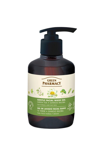 Green Pharmacy Żel do Mycia Twarzy z Zieloną Herbatą 270 ml - dla skóry mieszanej i tłustej