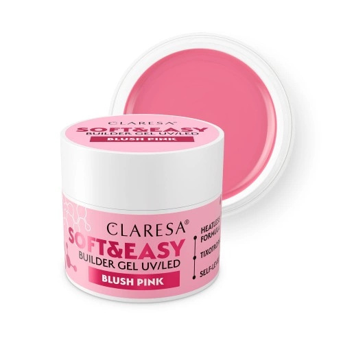 Claresa N Żel budujący do paznokci SoftEasy Builder Blush Pink 45g
