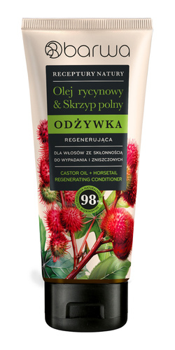 BARWA Odżywka Regenerująca z Olejem Rycynowym i Skrzypem Polnym do Włosów Wypadających i Zniszczonych