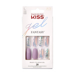 KISS Sztuczne Paznokcie Gel Fantasy - Rainbow Rin (rozmiar L) 1op.(28szt)